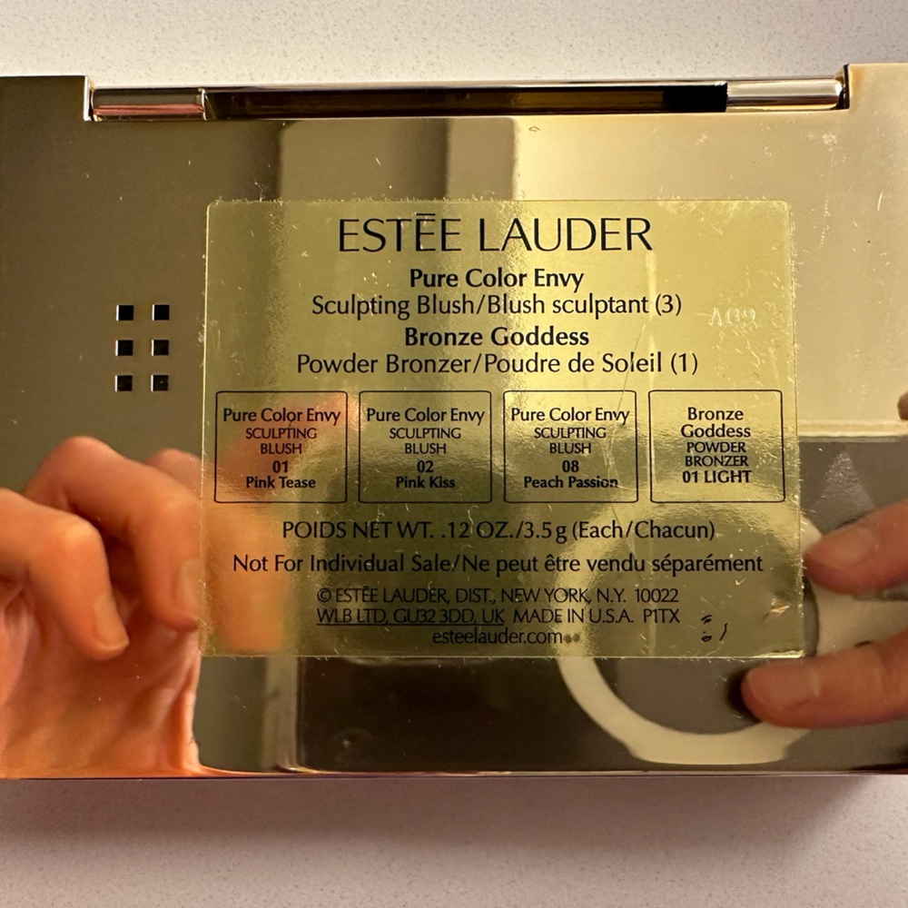 New without box Estée Lauder blush and bronzer palette